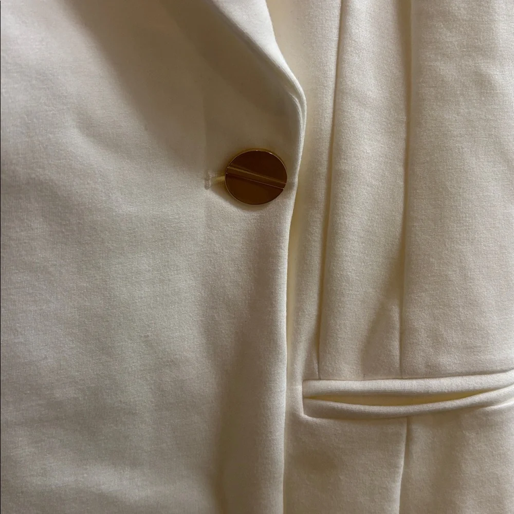 SPANX The Ponte Vest Dress in the color Powder white size small business casual - Picture 5 of 6